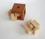 Casse tete  4 piece burr cube  osanori yamamoto 1